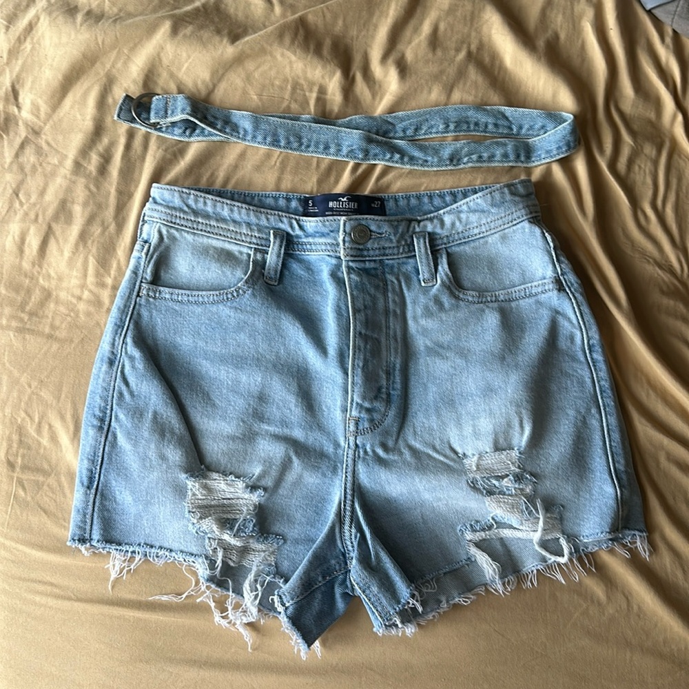Denim shorts